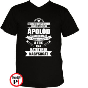 ápoló póló én határozom meg fekete
