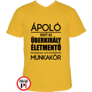 Űberkirály Életmentő Póló