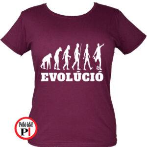 Női Focista Evolúció Póló