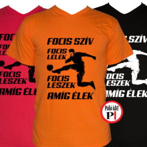 foci póló foci szív