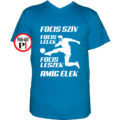 foci póló foci szív vkék