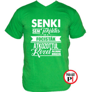 foci póló tökéletes zöld
