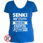 foci póló tökéletes női kék