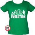 fogorvos póló evolúció női zöld