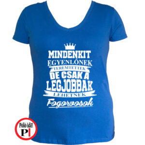 fogorvos póló legjobbak női kék