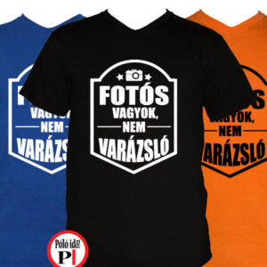fotós póló varázsló