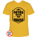 fotós póló varázsló citrom
