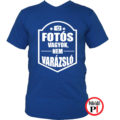 fotós póló varázsló kék