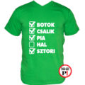 horgász póló hal kimaradt zöld