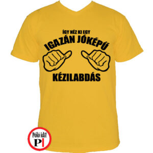 kézilabda póló jóképű citrom