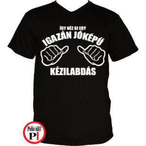 kézilabda póló jóképű fekete