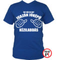 kézilabda póló jóképű kék