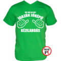 kézilabda póló jóképű zöld
