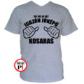 kosár póló jóképű szürke