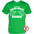 kosár póló jóképű szürke
