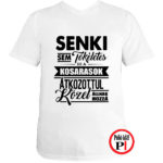 kosár póló tökéletes fehér
