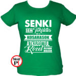 kosár póló tökéletes női zöld