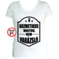 kozmetikus póló varázsló fehér