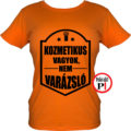 kozmetikus póló varázsló narancs
