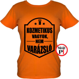 kozmetikus póló varázsló narancs