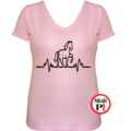 lovas póló ritmus női pink