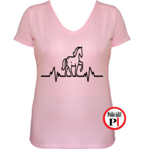 lovas póló ritmus női pink