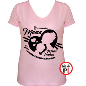 mama póló becenév pink