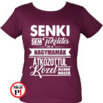 mama póló tökéletes burgundi