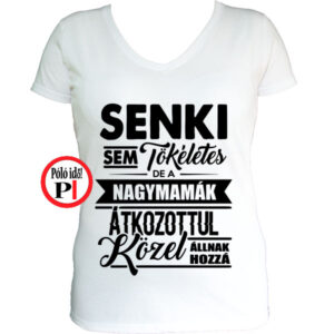 mama póló tökéletes fehér