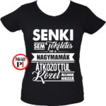 mama póló tökéletes fekete