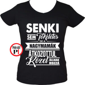 mama póló tökéletes fekete
