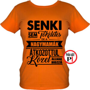 mama póló tökéletes narancs