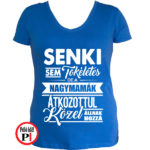 mama póló tökéletes kék