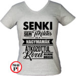 mama póló tökéletes szürke
