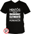 mentő póló űberkirály fekete