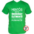 mentő póló űberkirály zöld