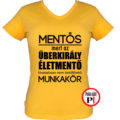 mentő póló űberkirály női citrom