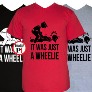 motor póló wheelie