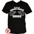 orvos póló jóképű fekete