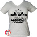 orvos póló szupererő női szürke