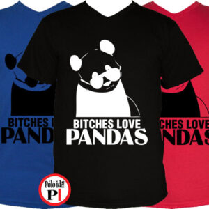 panda póló bitches
