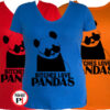 panda póló bitches női
