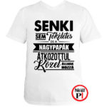 papa póló tökéletes fehér