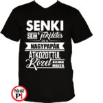 papa póló tökéletes fekete