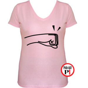 páros póló balos női pink