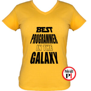 programozó póló star wars női citrom