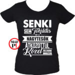 testvér póló tökéletes nagy női fekete