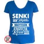 testvér póló tökéletes nagy női kék