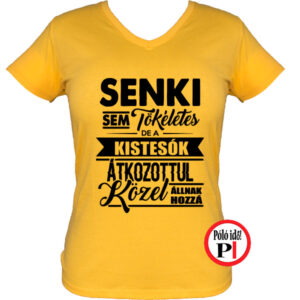 testvér póló tökéletes női citrom