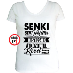 testvér póló tökéletes női fehér